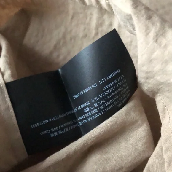 THEORY (L) Irving 2P Beige Stone Spring Ripstop - Picture 10 of 15